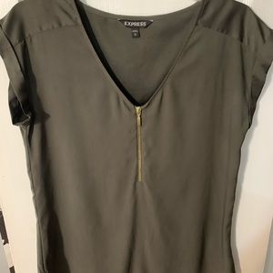 Express Zipper Blouse
